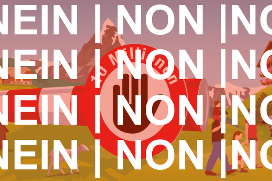 NO all'iniziativa ecofascista dell'UDC “contro una Svizzera da 10 milioni di abitanti”