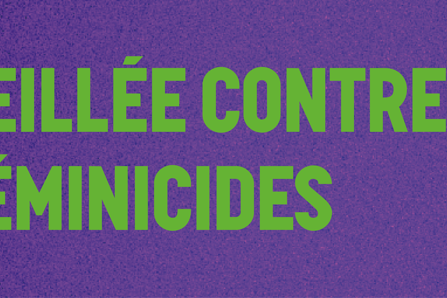 Veillée contre les féminicides