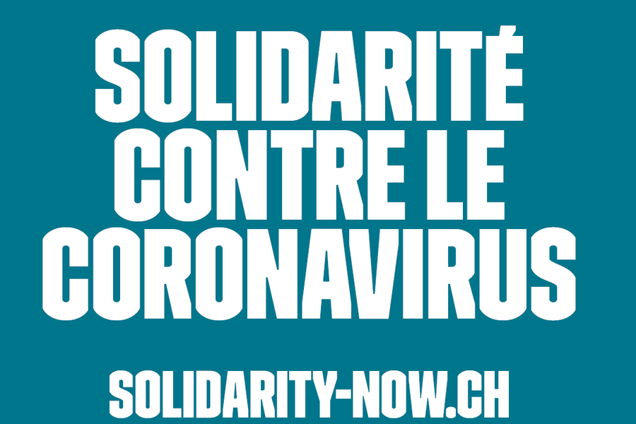 Avec solidarité contre le coronavirus !